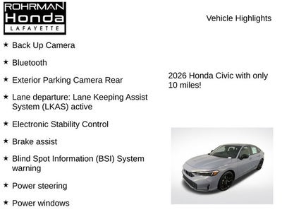 2026 Honda Civic Hybrid Sport