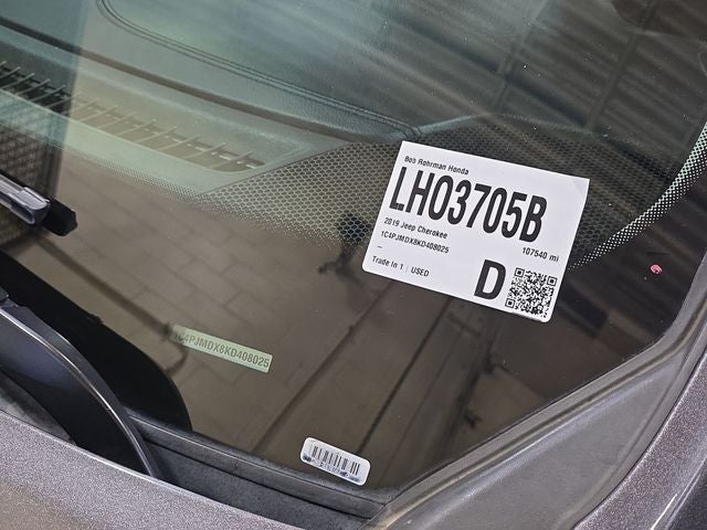 2019 Jeep Cherokee Limited