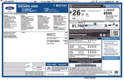 2023 Ford Escape Platinum
