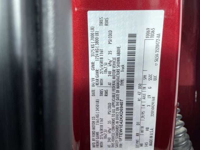 2019 Ford F-150 Lariat