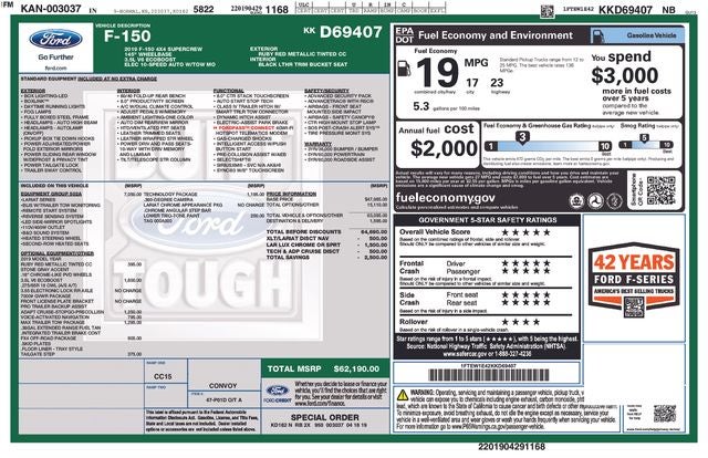 2019 Ford F-150 Lariat