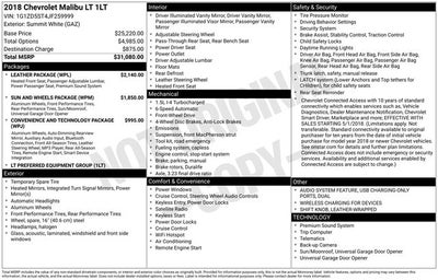 2018 Chevrolet Malibu LT