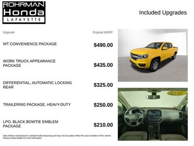 2018 Chevrolet Colorado Work Truck