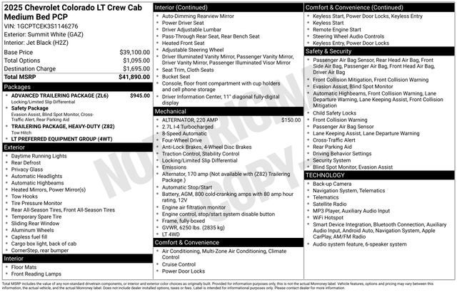 2025 Chevrolet Colorado LT