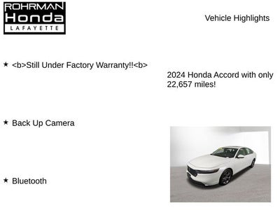 2024 Honda Accord EX