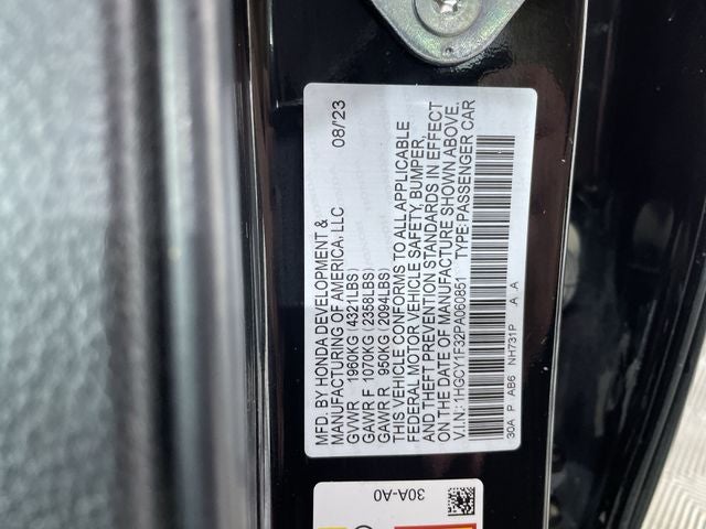 2023 Honda Accord EX