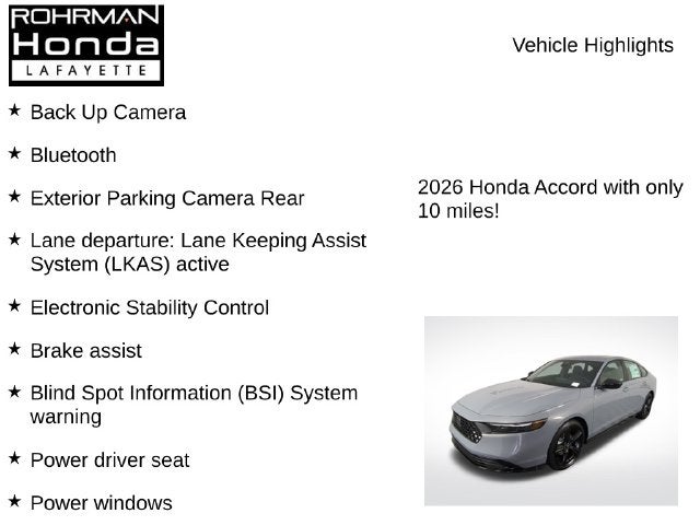 2026 Honda Accord Hybrid Sport-L