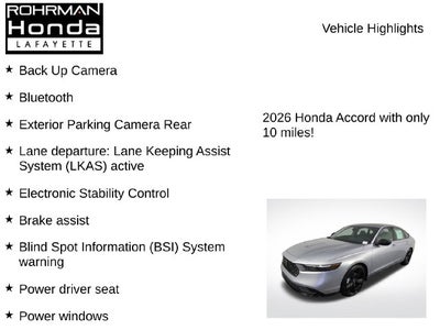 2026 Honda Accord Hybrid Sport-L