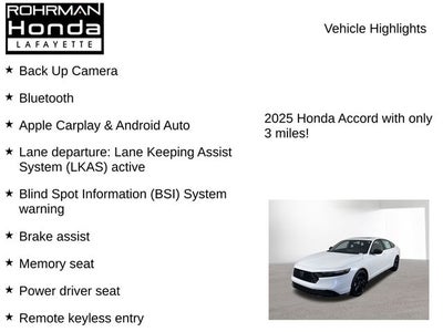 2025 Honda Accord Hybrid Sport-L
