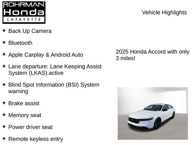 2025 Honda Accord Hybrid Sport-L