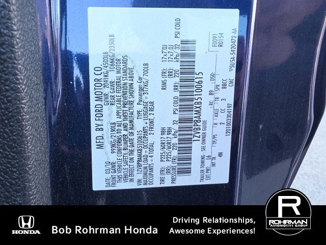 2011 Ford Mustang V6 Premium