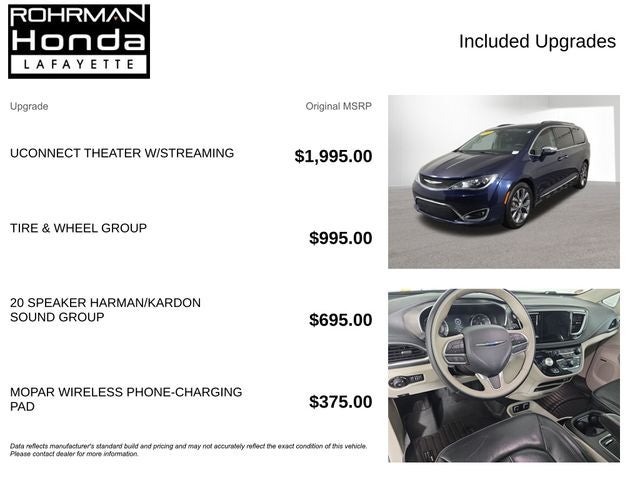 2018 Chrysler Pacifica Limited