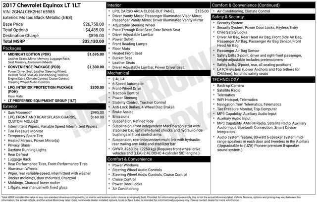 2017 Chevrolet Equinox LT