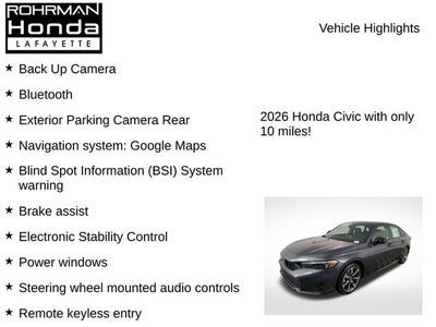 2026 Honda Civic Hybrid Sport Touring