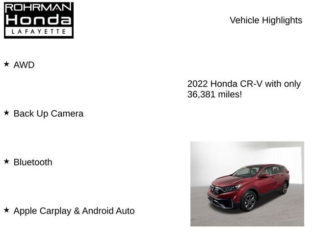 2022 Honda CR-V EX