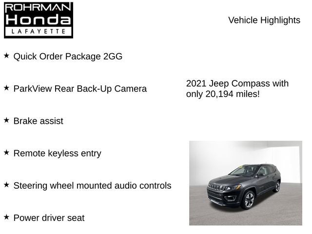 2021 Jeep Compass Limited