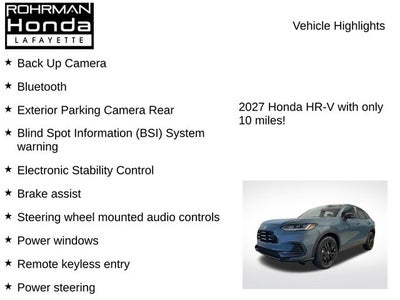 2027 Honda HR-V Sport