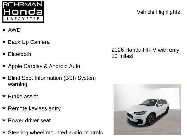 2026 Honda HR-V EX-L