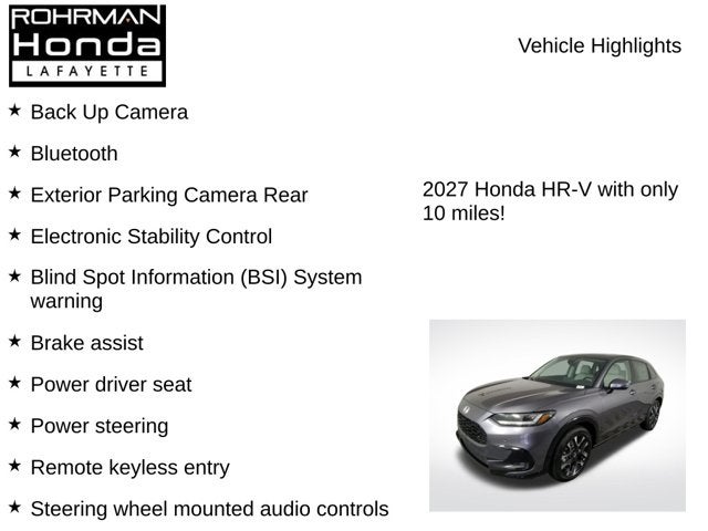 2027 Honda HR-V EX-L