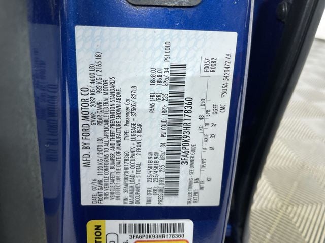 2017 Ford Fusion Titanium