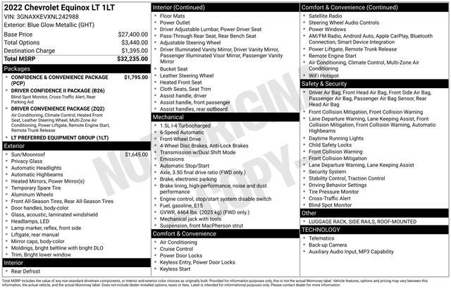 2022 Chevrolet Equinox LT