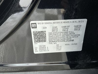 2025 Chevrolet Equinox RS