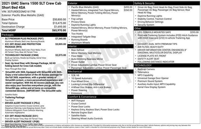 2021 GMC Sierra 1500 SLT