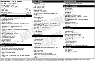 2017 Toyota Yaris iA Base
