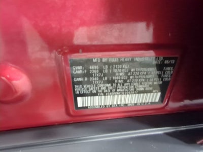 2014 Subaru Outback 3.6R Limited