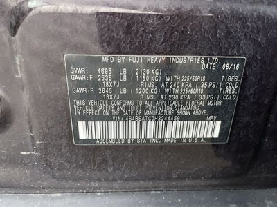 2017 Subaru Outback 2.5i Touring