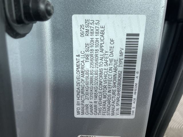 2025 Honda Odyssey EX-L