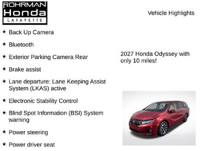 2027 Honda Odyssey EX-L