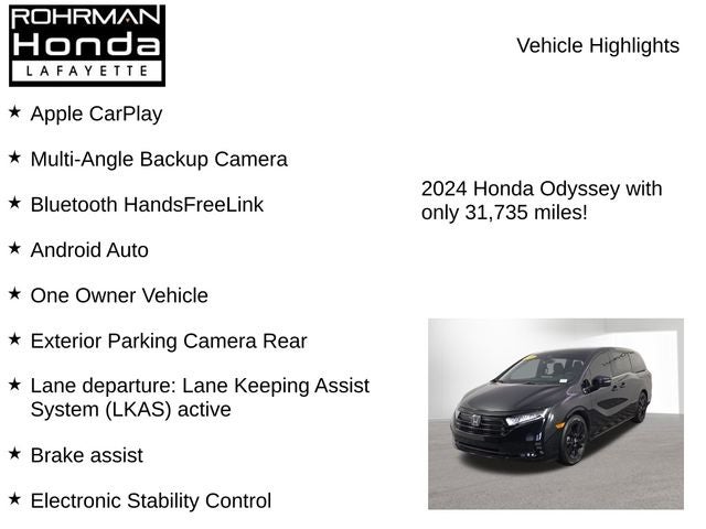 2024 Honda Odyssey Sport