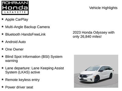 2023 Honda Odyssey Sport