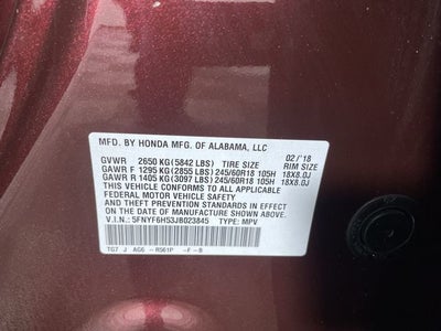 2018 Honda Pilot EX-L