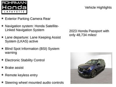 2023 Honda Passport Elite