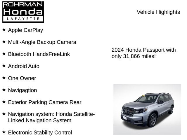 2024 Honda Passport TrailSport