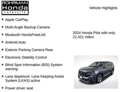 2024 Honda Pilot EX-L 8 Passenger