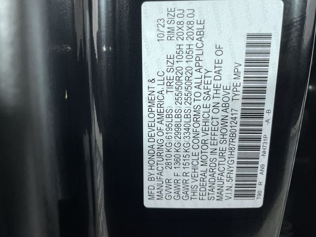 2024 Honda Pilot Elite