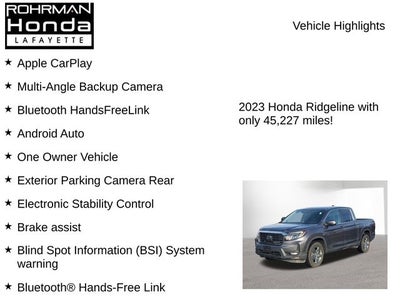 2023 Honda Ridgeline RTL