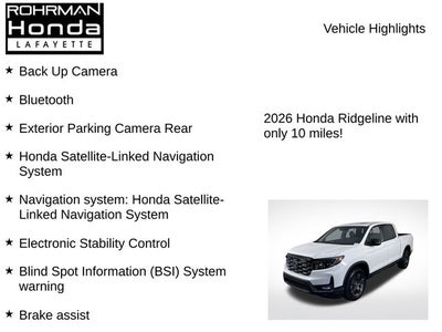 2026 Honda Ridgeline TrailSport