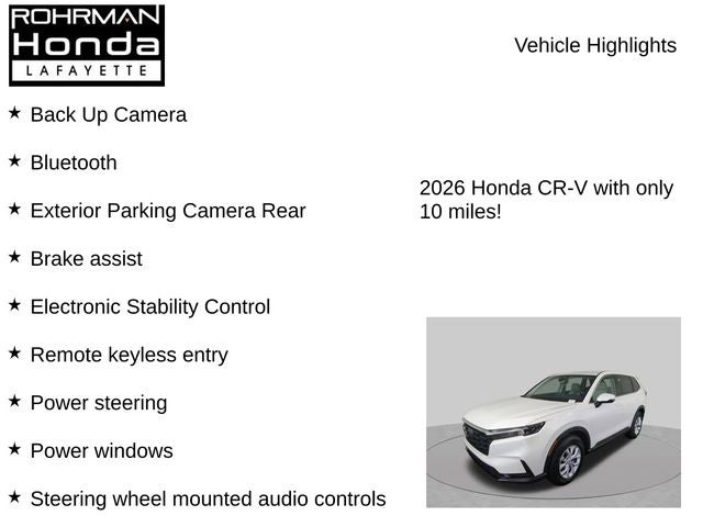 2026 Honda CR-V LX