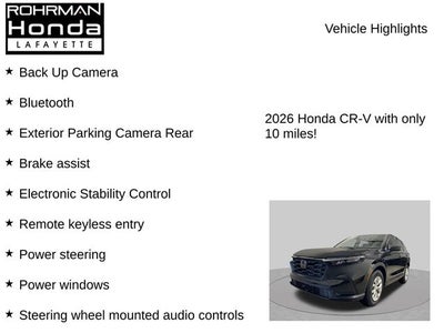 2026 Honda CR-V LX
