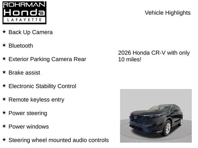 2026 Honda CR-V LX