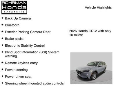 2026 Honda CR-V EX
