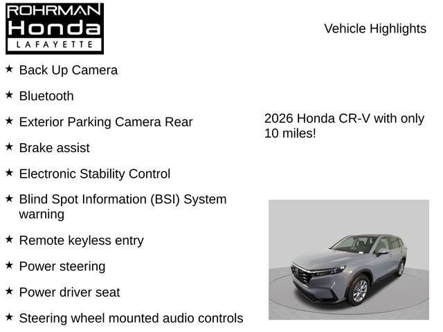 2026 Honda CR-V EX