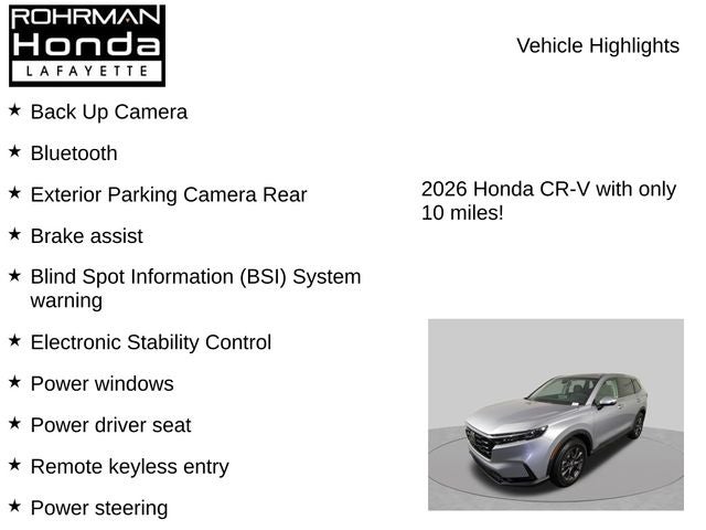 2026 Honda CR-V EX-L