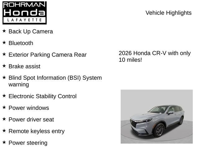2026 Honda CR-V EX-L