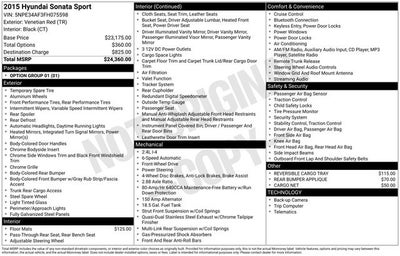 2015 Hyundai Sonata Sport