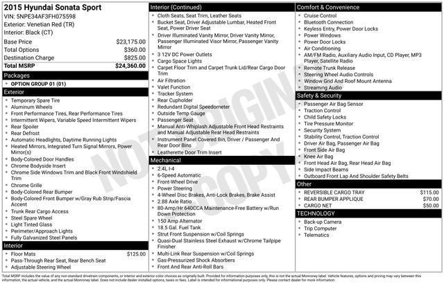 2015 Hyundai Sonata Sport